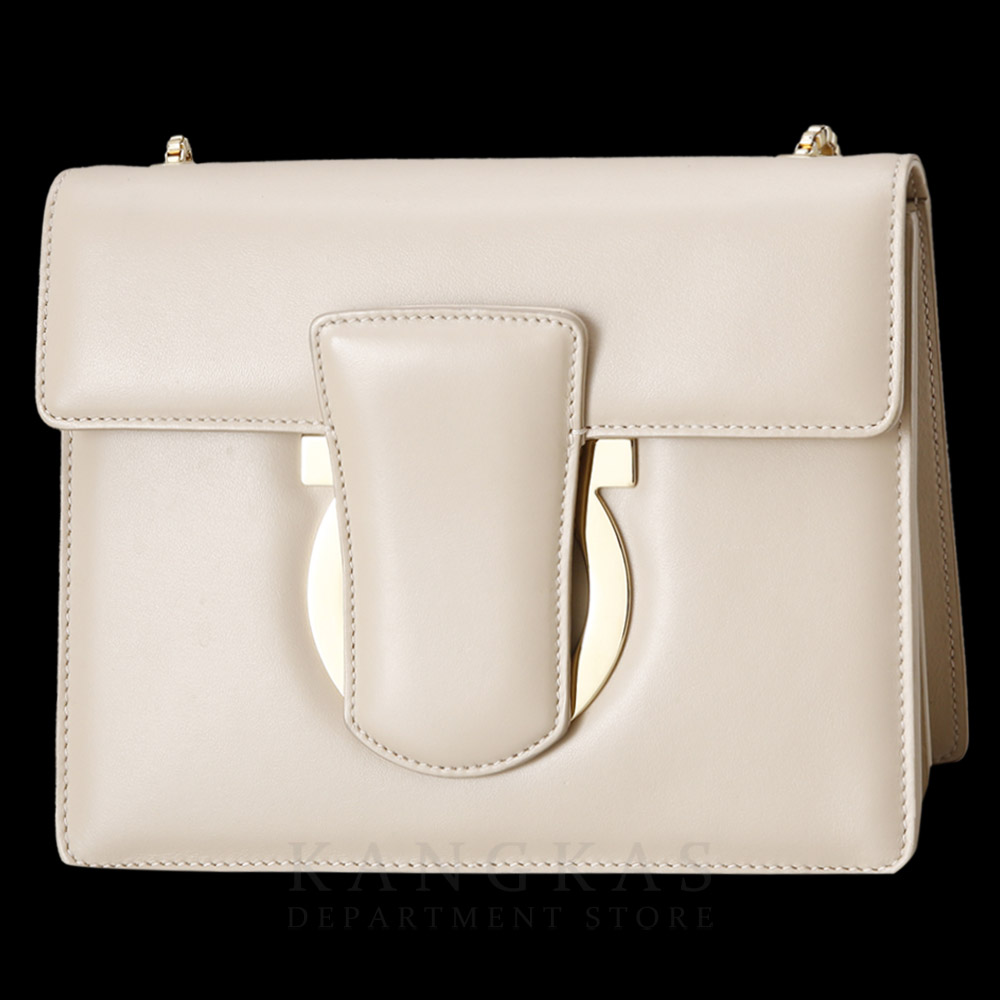 FERRAGAMO(USED)페레가모 간치니 체인 크로스백